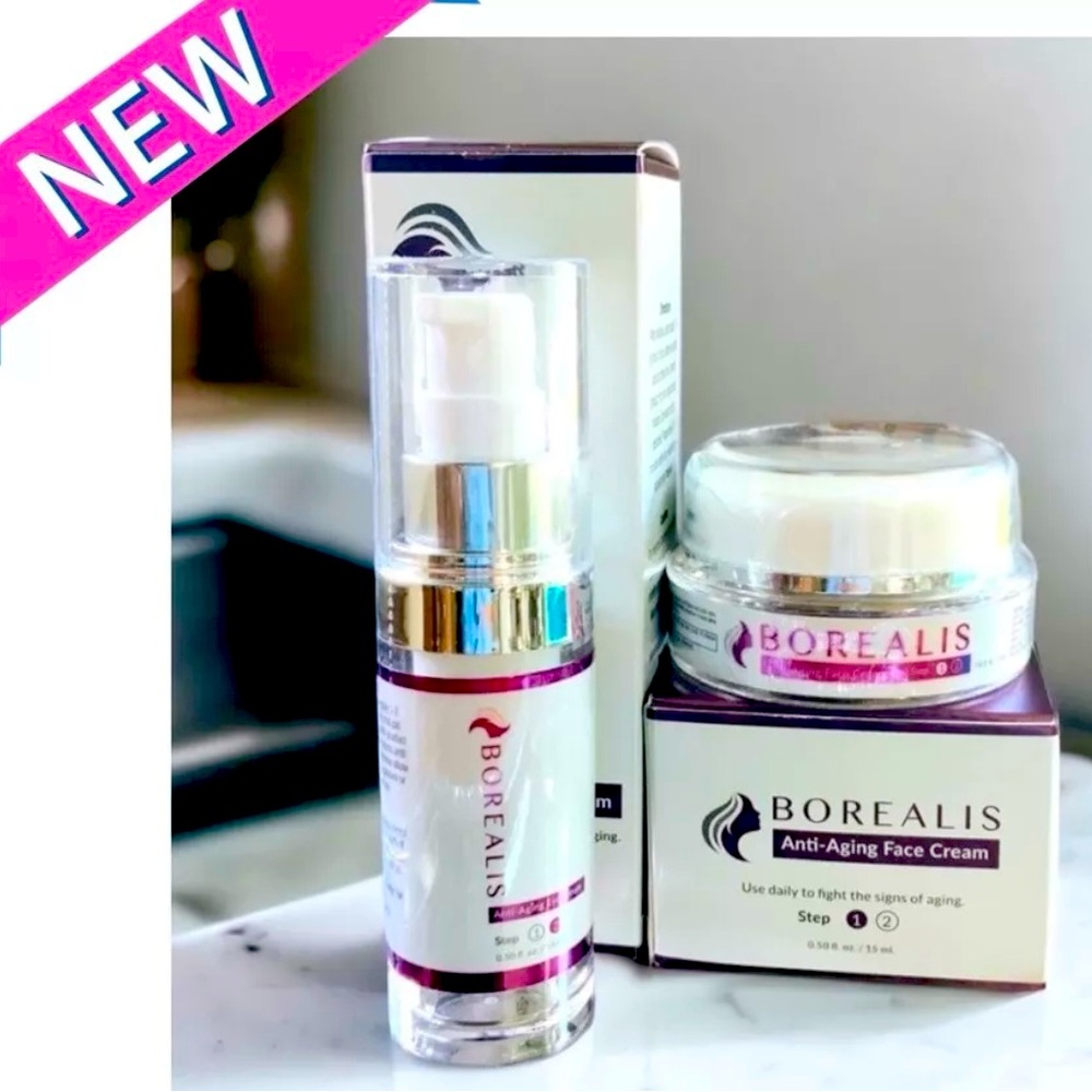 Borealis Anti-Aging Eye Serum 0.50 FL Oz /15 ML NEW & SEALED. Face Cream NIC.